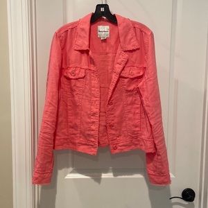 Pink linen Tommy Bahama jacket